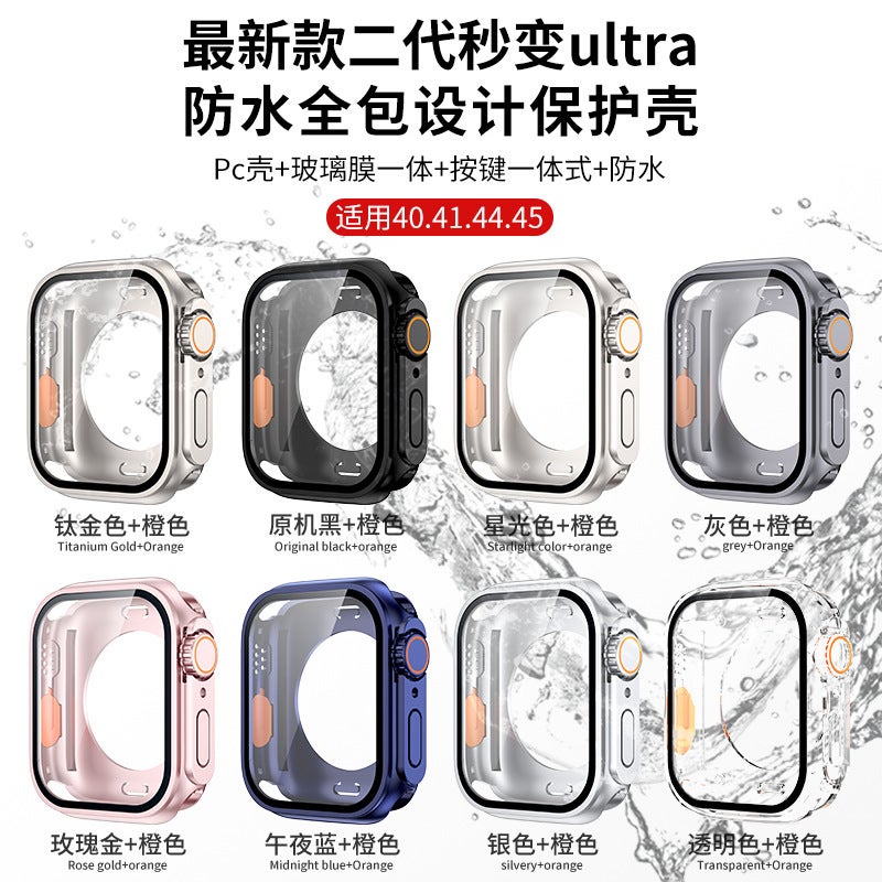 Suitable For Apple Iwatch S11 Protective Case, Full-Cover Waterproof Case, S10 Instantly Transforms Into Ultra Watch Case With Integrated Film - Image 4